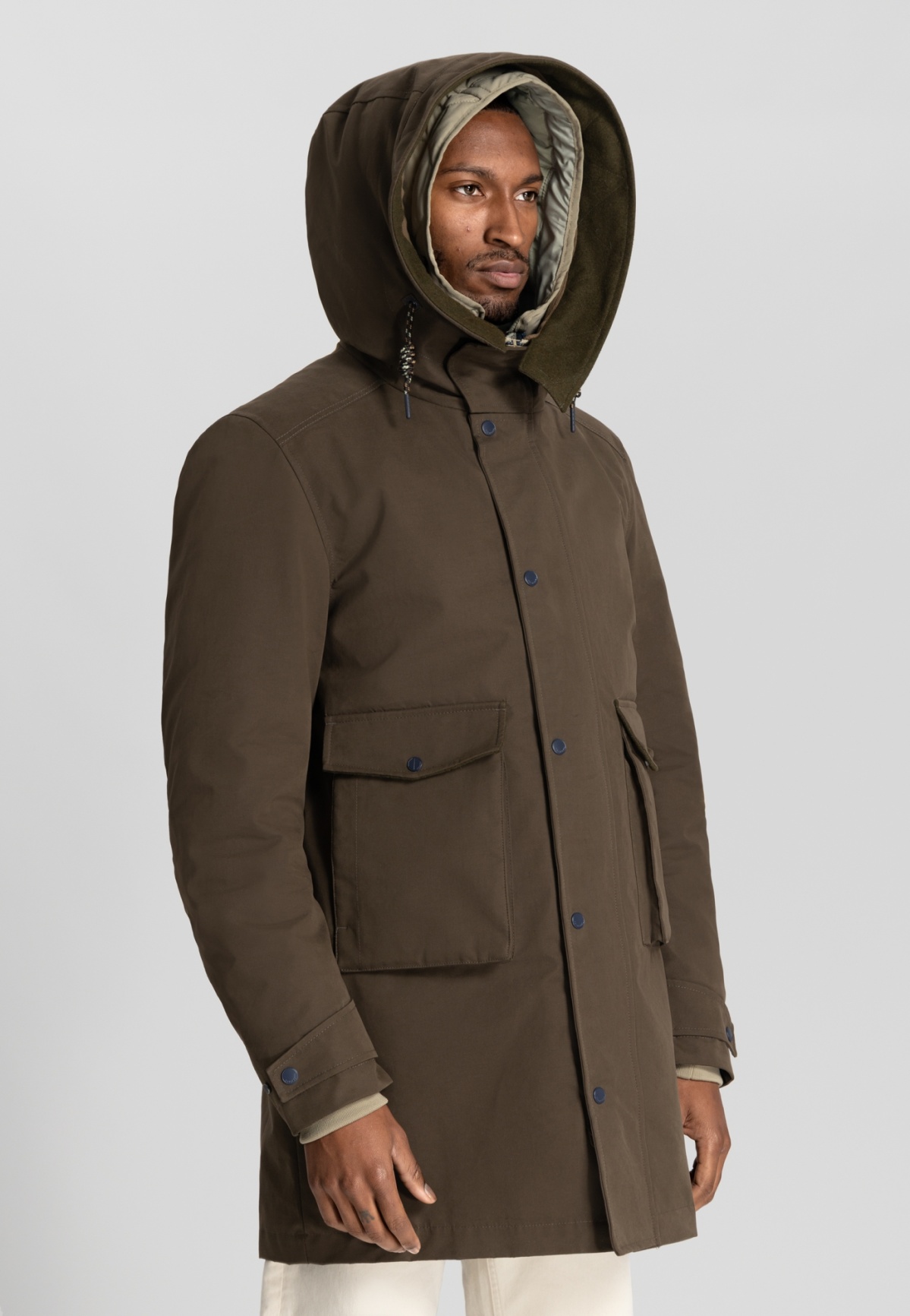 Куртка Dstrezzed 101424 Bold 3-in-1 Parka - Olive AW23 фото 3